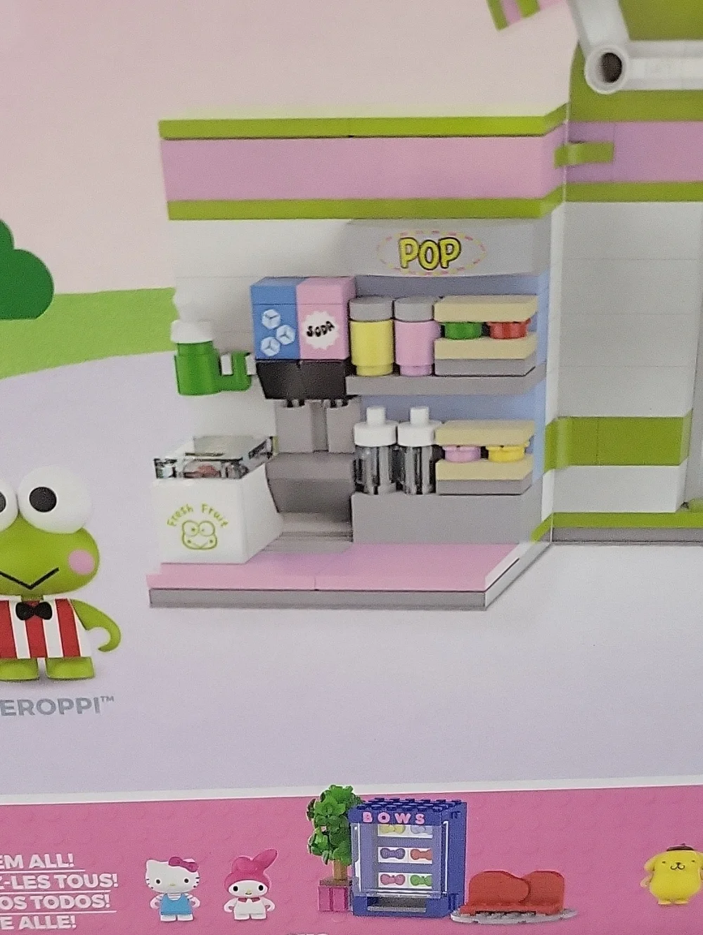 Hello Kitty and Friends Keroppi Mart Building Toy Set by BLDR And Jazwares
